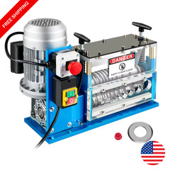 370W Automatic Wire Stripping Machine Cable Peeler 1.5-38mm Copper Recycle Tool