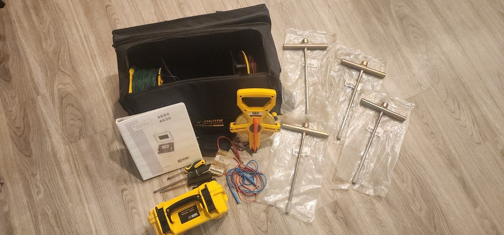 AEMC 4620 Kit-300ft – Ground Resistance & Soil Resistivity Tester Kit + Warranty
