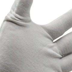 12 Pair White Cotton Gloves 9 inch Extra Large Size for Cosmetic Moisturizing…