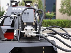 WINTER Snow Blower mini skid steer loader attachments for TYPHON STOMP SKIDSTEER
