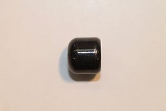 Military Web Strap End Tip, 1 1/2″ Mil-Spec Webbing Ball Tip, Black. Lot of 10