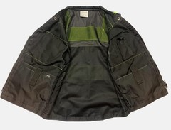 Men’s Professional Safety Vest Black XXL Zipper Pockets