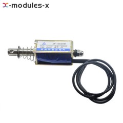 10PCS JF-0530B DC12V 300mA 5N/10mm Precise Pull-Push-Type Solenoid Electromagnet