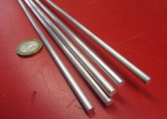 6061 Aluminum Rod T6, 3/16″ (.187″) Diameter x 6 Foot Length, 5 Units, 30 Ft.