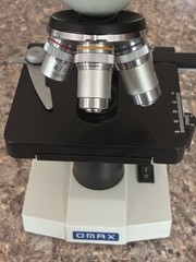 OMAX M82E 40X-2000X LED Binocular Compound Microscope + A3503S Digital camera LN