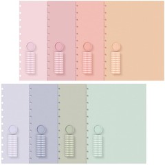Fuutreo 8 Set Discbound Notebook Cover and Disc Set 8.5 X11.75 Inch Polyethyl…