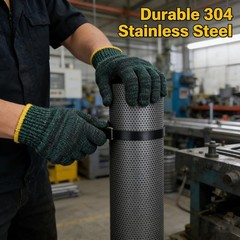 Stainless Perforated Sheet 9.8″x39.4″ 0.06(1.5mm) Hole 0.02″ Thick