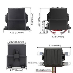 12V 3Way Pre-Wired Fuse Relay Box Kit for truck RV LS swaps lights cooling fans