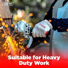 PREMIUM Non-Slip Red Latex Rubber Palm Coated Work SAFETY