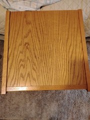 Vintage Wood Filing File Cabinet Industrial Mission Style Oak 2 Drawer Brass K35