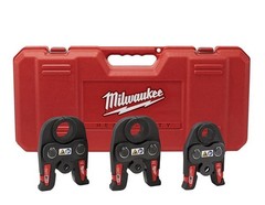 Open Box Milwaukee 49-16-2696 Black Iron Durable Press Jaw 1/2″ – 1″ Kit *read*