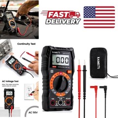 Durable Digital Multimeter for Automotive Battery Testing and Electrical Repair