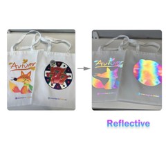QOMOLANGMA 19.7in x 16.4ft Reflective Colorful DTF Film Roll,Cold Peel