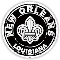 Mardi Gras Fleur De Lis Vinyl Decal Sticker 3″ for Indoor and Outdoor Use