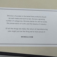 Shinola Notebook Unisex Large Jet Black Ruled Linen Hardcover S0710010921