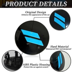 4PCS 63mm=2.5 inch Slash Wheel Center Cap Covers Fit for Dodge Charger Durango D