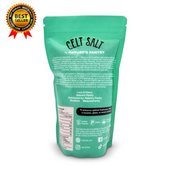 Celtic Salt Light Grey Coarse Celt Salt by Natures Pantry 82+ Minerals Non-Gmo