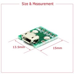 Micro USB Breakout Signals Board 5P – Pack of 5