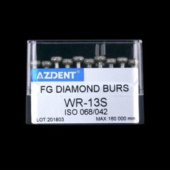 50Pcs AZDENT Dental FG Super Coarse Diamond Burs Fit For High Speed Handpiece
