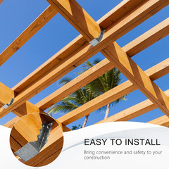 Lukloy 10 Pack 2X6 Joist Hanger 20 Gauge Galvanizing Face Mount Joist Hangers fo