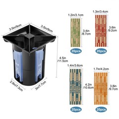 Accurate Coin Counter Sorter Tube Creative 5-in-1 Clear Change Counting Machine