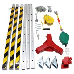 Confined Space Tripod Kit Emergency Rescue Aluminium Alloy 1200 Pounds 20 Meters