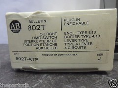 New Allen Bradley 802T-ATP Plug-in Oil tight Limit Switch Series J NIB