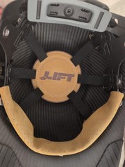 Lift Safety Dax Carbon Fiber Cap Hard Hat Matte Black Minor Scratches.