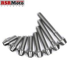 M5 Titanium Ti Taper Head Allen Bolts Screws 10 12 15 16 20 25 30 35 x0.8mm