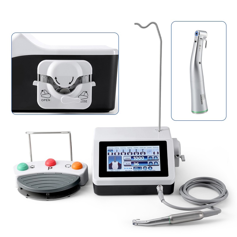AZDental 2in1 Piezo Surgery Bone Cutter System/Surgical Implant Motor System LED