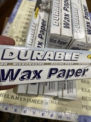 6 PACK Durable Value Waxed Paper / 75-sq. ft. roll / (12”x25yds) Each, Made USA
