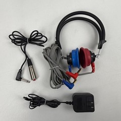 AMBCO 650AB Audiometer Hearing Test System w/ Headphones & Response Switch, Blue