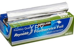 2X Kirkland Reynolds Foodservice Aluminum Foil 12×10.75 Single,Total 1000 Sheets