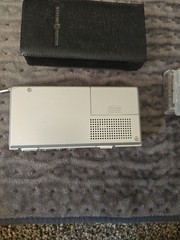 General Electric Automatic Stop MicroCassette Recorder & Case 3-5333A FOR PARTS
