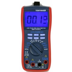 Tekpower TP5000 True RMS AC/DC Auto Range USB PC Digital Multimeter