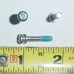 60 ea M4-.7 x 20mm Phillips Screws w/washer & DRY LOCK