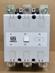 WEG CWM250-22-30E21 Contactor, 250A Coil, 430-500V, 3Ph
