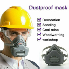 Premium Dust Respirator Mask with 10 Replaceable Filters for Industrial Protect