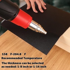 ABS Plastic Sheet 1/8 Inch 3MM Thick 12″ x 24″ 2-Pack，Black Rigid Moldable Pa…