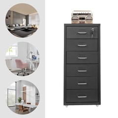 Vertical File Cabinet, Metal File Cabinet with Lock, Filing Cabinet NEW US