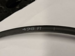 Carol 01778 #6awg Premium Carolprene Welding/Battery Cable 105C/600V Black /25ft