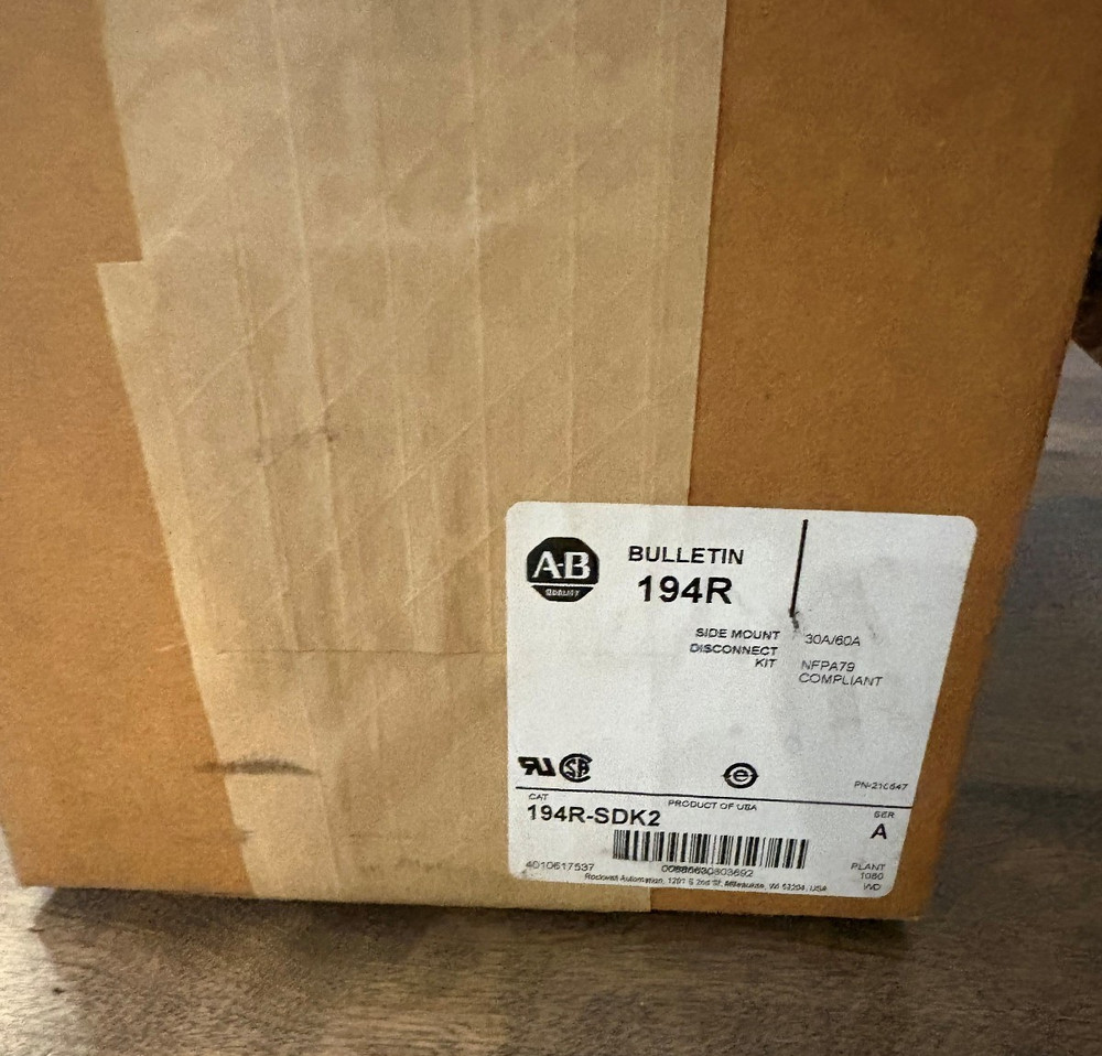 Allen Bradley 194R-SDK2, Series A, Bracket Side Mounting Kit – NEW-Open Box