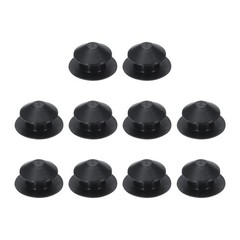 10pcs Hole Plug 1/2 Inch (12mm) Button Plugs Fit for 8mm Hole, Black