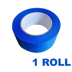 1 Roll Painter’s Tape Blue 1.88 inch x 60 Yards Wall Adhesive Masking 1 Pack
