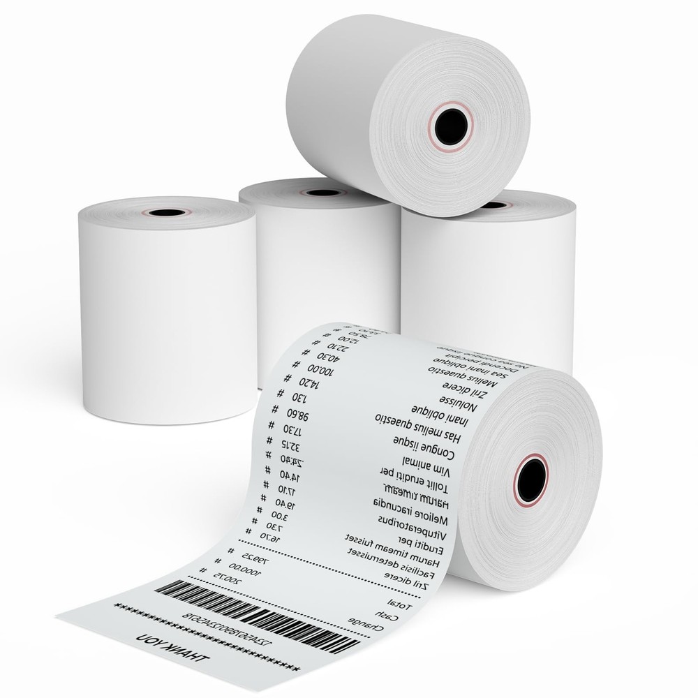 2-1/4″ X 85′ Thermal Paper Rolls for Credit Card -2.25 x 85 ft Thermal Paper …