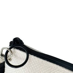 10 Pack 6.3in x 9in White Linen Fabric Handbag Sublimation Blanks Cosmetic Bags