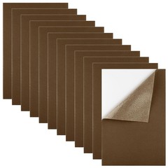 12 Pcs Self Adhesive Felt Sheet Soft Felt Sheets with Adhesive Backing