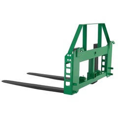 VEVOR Pallet Fork Frame Attachment w/42″ Skid Steer Forks JD Tractors 4000 lbs