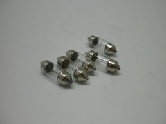 SYLVANIA DE3175 MINIATURE LAMP BULBS SV8.5MM BASE 12V 10W 0.77A T3(LOT OF 5) NNB