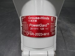 CROUSE HINDS CFS175-2023-M15 20A EXPLOSION PROOF FACTORY SEALED RECEPTACLE 125V